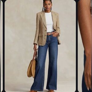 Polo Ralph Lauren High Rise Wide Leg Jean